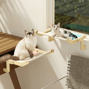 Window and Drawer Mounted Cat Bed – Adjustable, Space-Saving Hammock for Cats